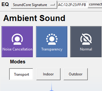A desktop application that emulates the official Soundcore mobile app.